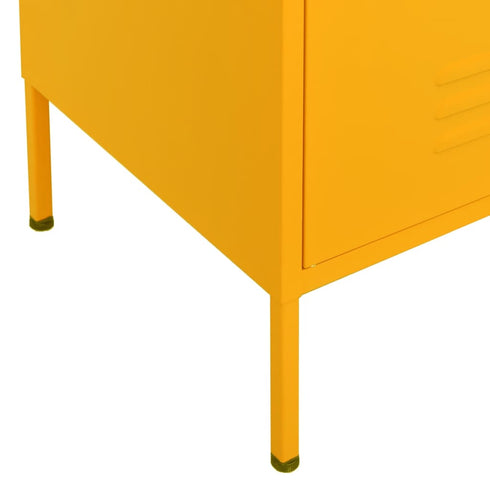 Lady Jillian -  Storage Cabinet Mustard Yellow 80x35x101,5 cm Steel - Model 3